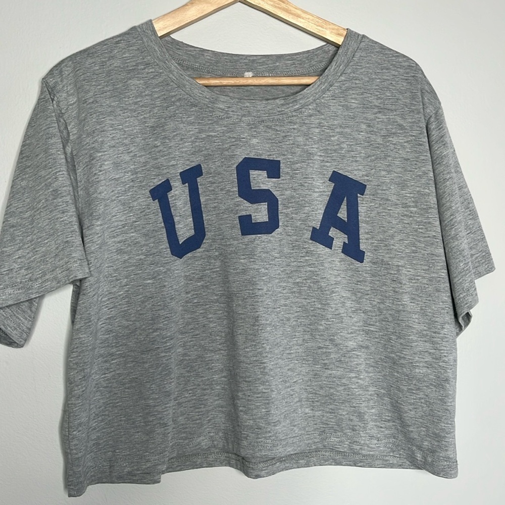 Women’s USA SHEIN Grey Large T-shirt